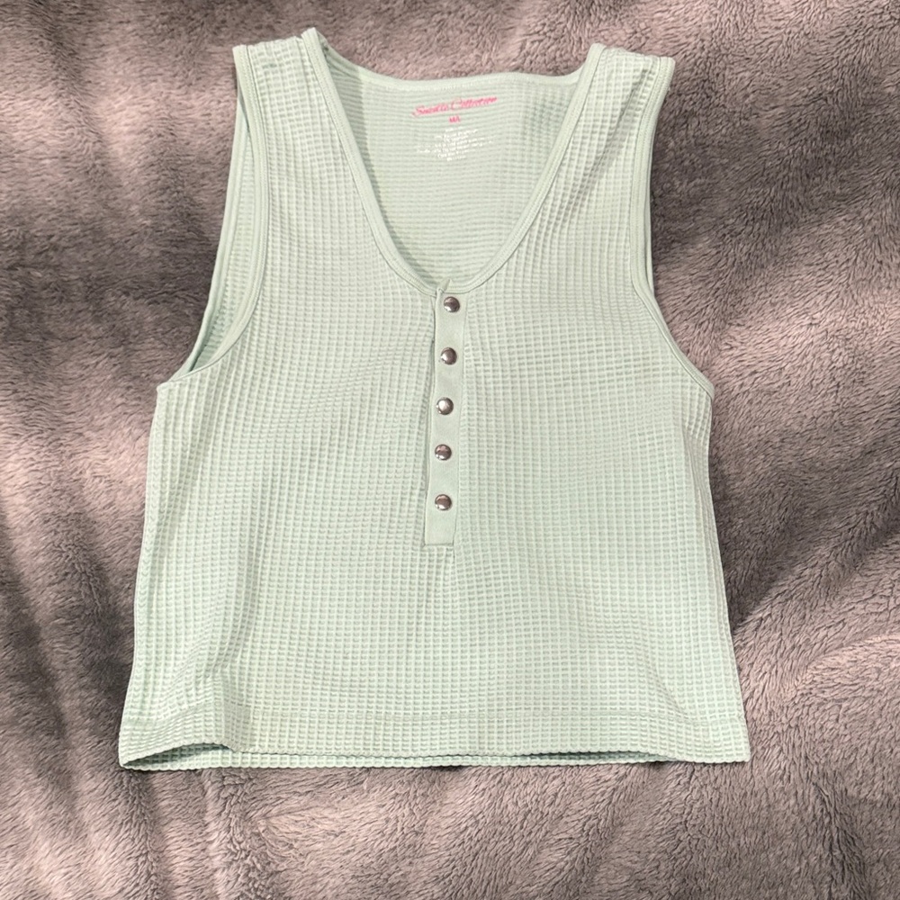 Mint Green Sleeveless Top
